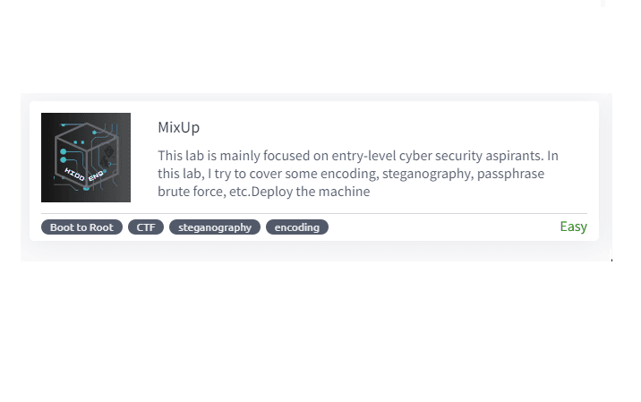TryHackMe: MixUP — Writeup